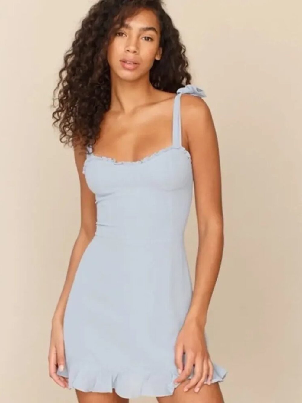 Reformation Christine Dress in Mineral Size 8